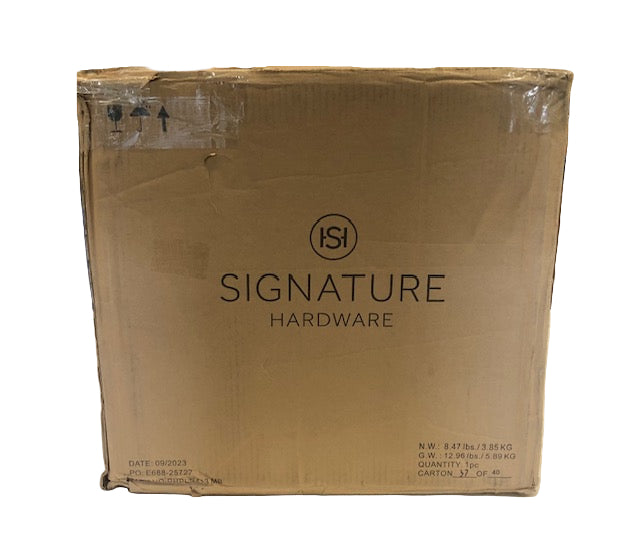 Signature Hardware 953470 Wegner 3 Light 16" Wide Pendant Matte Black Indoor Lighting Pendants