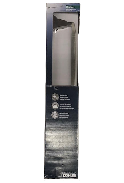 KOHLER Kallan 24 in. Towel Bar in Vibrant Brushed Nickel