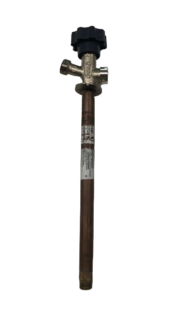 Prier Products 1/2 in. x 12 in. Brass MPT x SWT Half-Turn Frost Free Anti-Siphon Outdoor Sillcock Valve