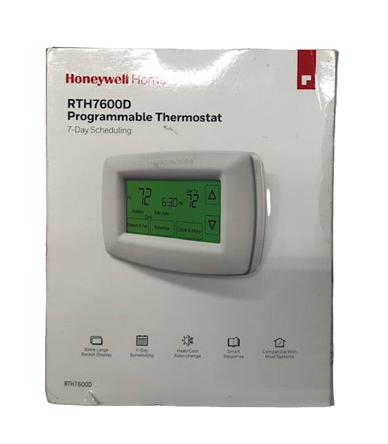 Honeywell Home 7-Day Programmable Thermostat with Touchscreen Display
