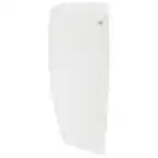 Daphne 1-Light White Wall Sconce with Alabaster Shade