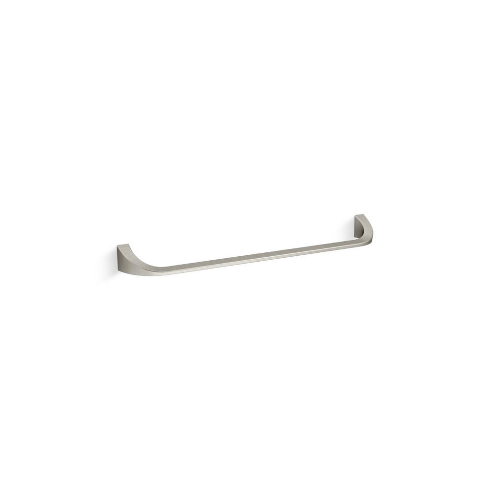 KOHLER 24 in. Katun Towel Bar in Brushed Nickel, Vibrant Brushed Nickel