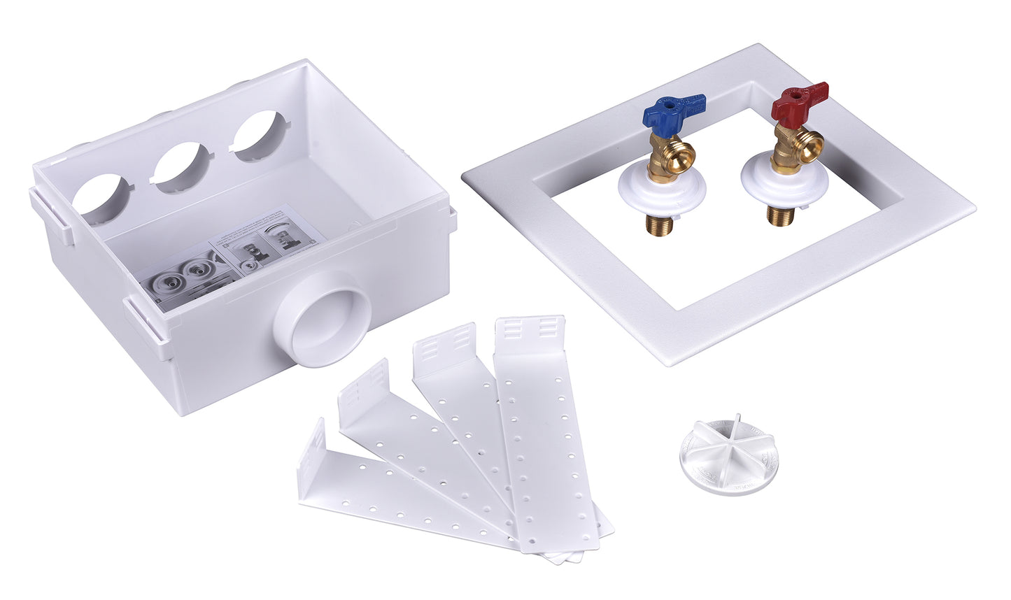 Oatey Copper Sweat Connection Washing Machine Outlet Box 38529