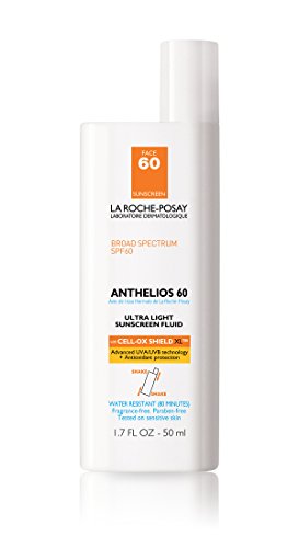La Roche Posay Anthelios Sunscreen, Ultra-Light Fluid Face Sunscreen, Oxybenzone-Free Sunscreen Lotion - SPF 60 - 1.7 Fl Oz??