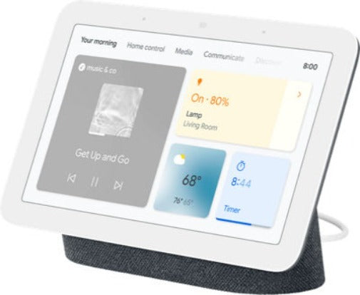 Google Nest Hub 2nd Gen - Smart Home Display with Google Assistant - Charcoal