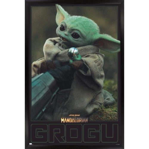 Star Wars the Mandalorian Season 2 - Grogu Wall Poster 22.375 X 34 Framed