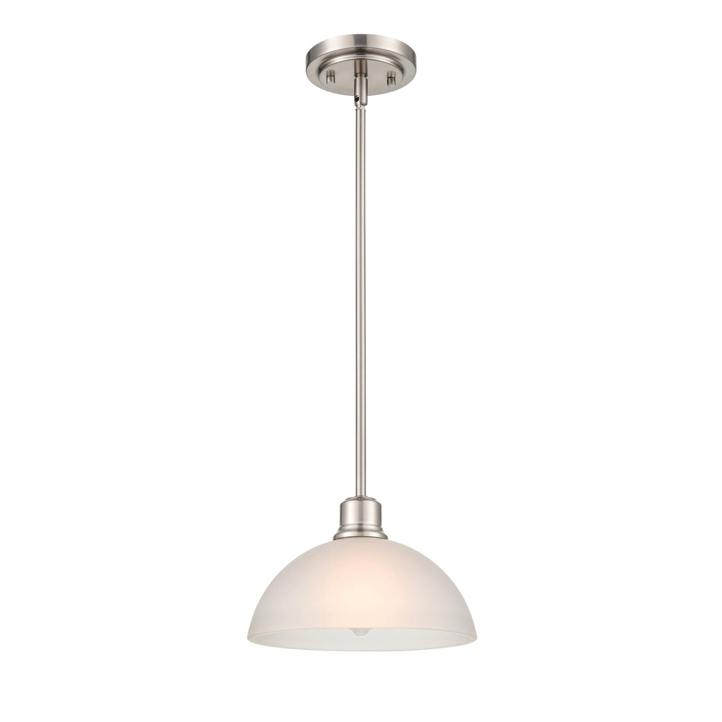 Millennium Lighting 2811 Amberle 10" Wide Pendant Brushed Nickel Indoor Lighting Pendants