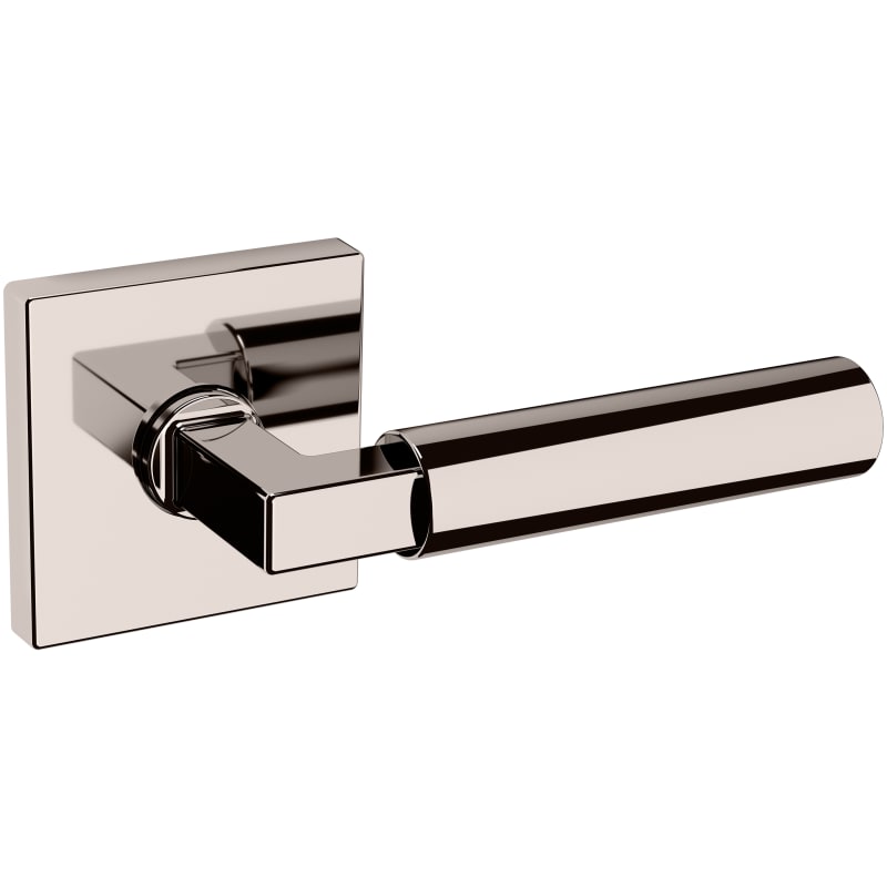 Baldwin L029.FD L029 Gramercy Non-Turning Two-Sided Dummy Door Lever Set with R017 Rose from the Estate Collection Lifetime Polished Nickel Leverset