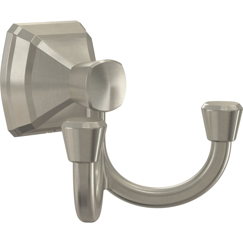 Delta Flynn 2.92 in. H X 3.07 in. W Brushed Nickel Gray Towel Hook