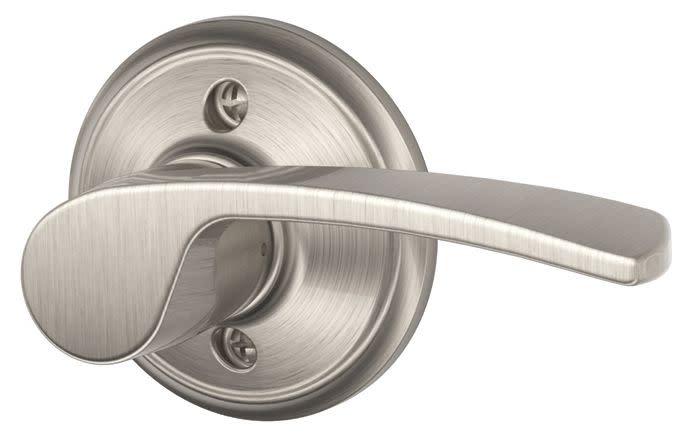 Merano Right Handed Lever Non-Turning Lock Satin Nickel (F170 MER 619 RH)
