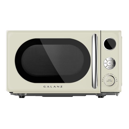 Galanz 0.7 Cu. Ft. Retro Countertop Microwave Oven 700 Watts Cream