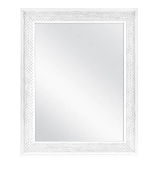 24 in. W x 30 in. H Rectangular Aluminum Medicine Cabinet with Mirror