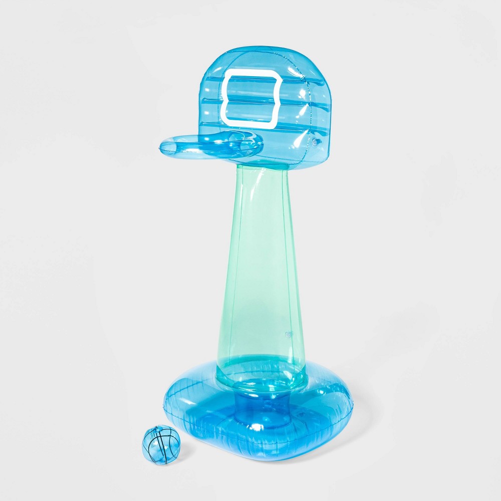 Kids' Standing Inflatable Basketball Hoop 2pc - Sun Squad™