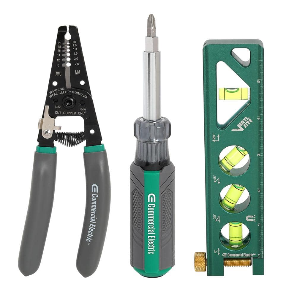 Commercial Electric Electrician S Tool Set (3-Piece)