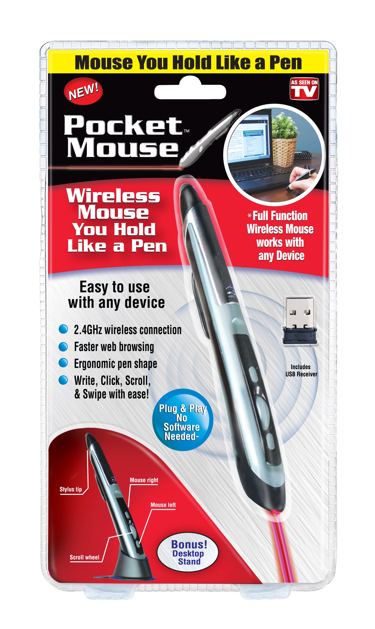 As Seen on TV Pocket Mouse Wireless Mouse You Hold Like a Pen | CVS