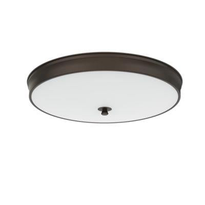 14 in. Transitional LED Thin Ceiling Light Flush Mount Oil-Rubbed Bronze 3000K