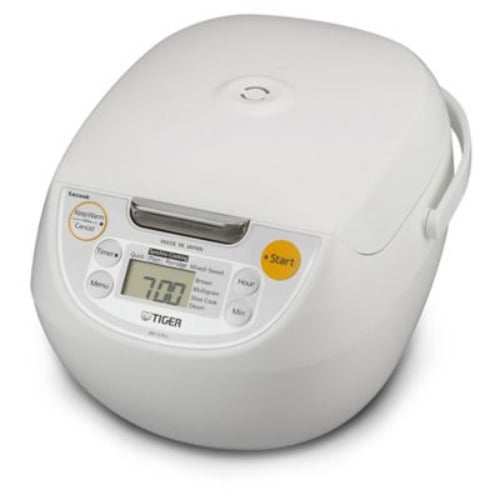 Tiger Multi-functional 5.5-cup Rice Cooker in White