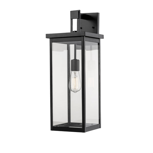 Millennium Lighting Barkeley 1 Light Outdoor Wall Sconce in Powder Coat Black