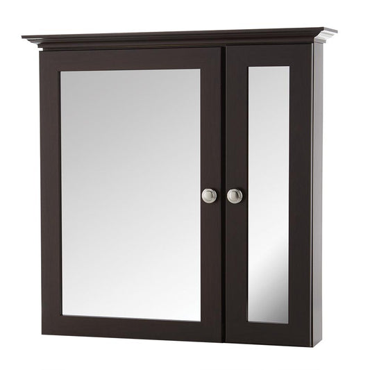 Home Decorators Collection 25 in. W x 25 in. H Rectangular Medicine Cabinet with Mirror