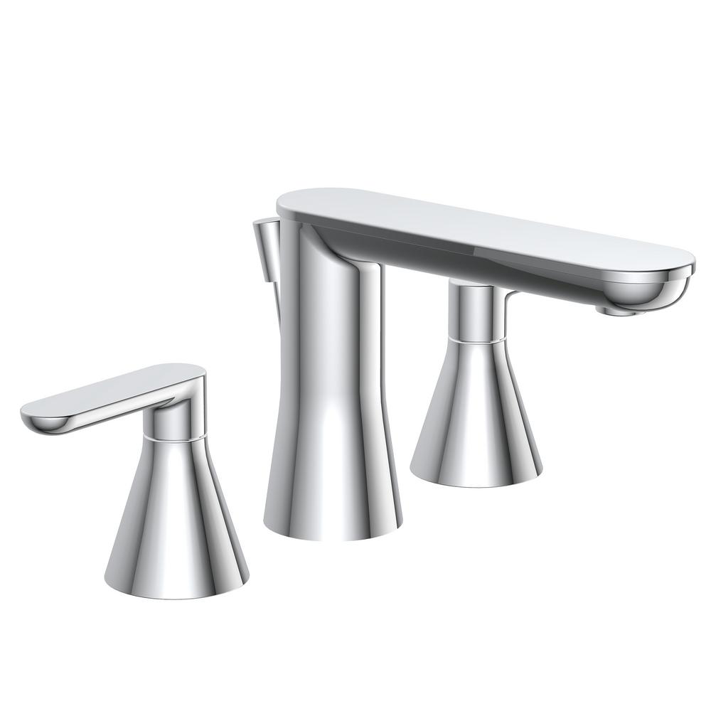 Glacier Bay Chianti 8 in. Widespread 2-Handle Bathroom Faucet in Chrome