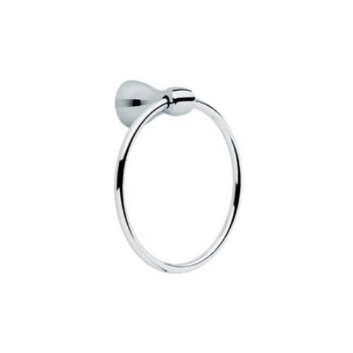 Delta Foundations Wall Mount Round Towel Ring Bath Accessory in Polished Chrome