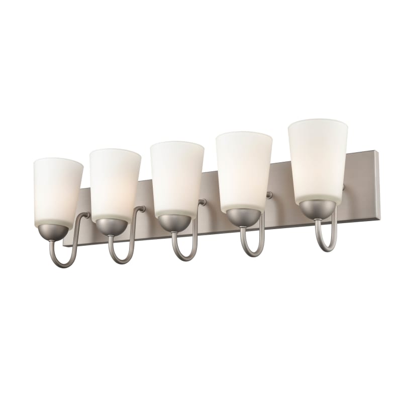 Millennium 5-Light Bathroom Vanity Light in Satin Nickel