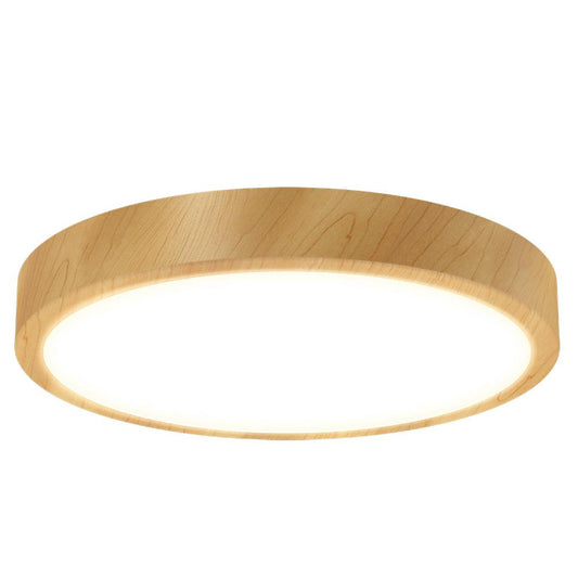 Artika Dryad Wood LED Flush Mount Light Fixture 15.1