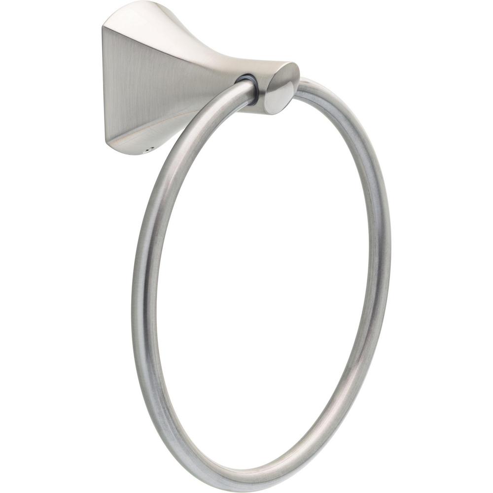 Delta PRC46-BN Pierce Bath Towel Ring Satin Nickel Finish