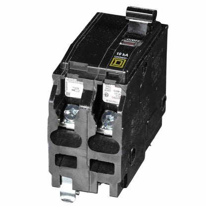 Square D QO220CP QO 20-Amp Double-Pole Circuit Breaker - Quantity 5