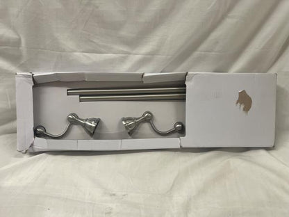 Mandouri Series 24 in. Double Towel Bar in Brushed Nickel