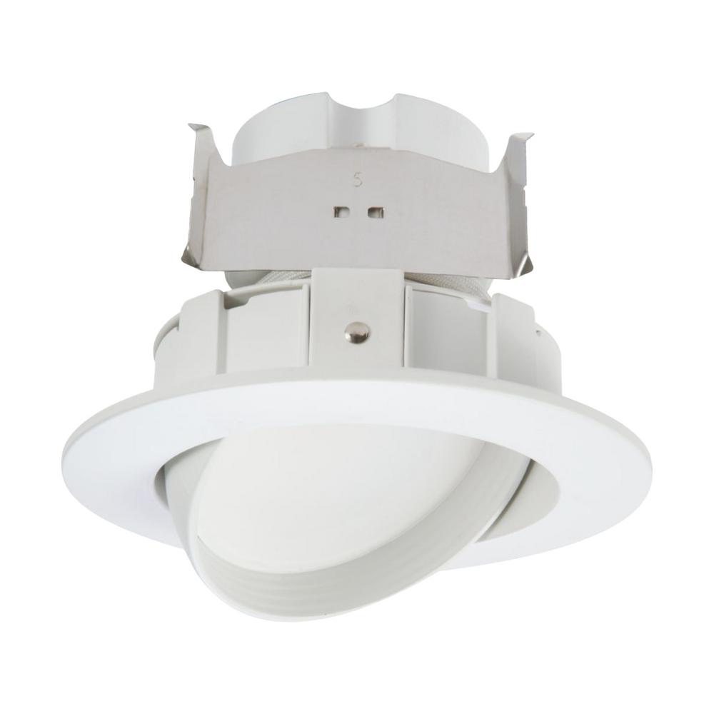 HALO RA4 4 in. 2700-5000K Selectable CCT Integrated LED White Retrofit LED Module Recessed Light with Gimbal Trim