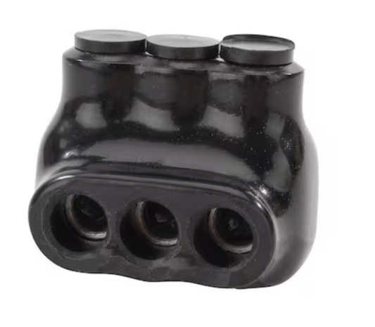 Polaris 4-14 AWG Bagged Insulated Multi-Tap Connector, Black