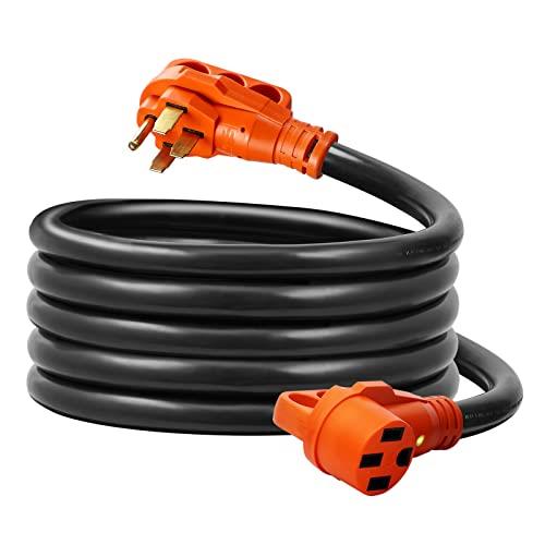 VEVOR 15ft RV Extension Cord Power Cord 50Amp NEMA 14-50RNEMA 14-50P ETL Listed