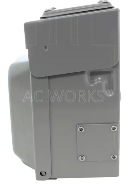 50 Amp 125-Volt/250-Volt Locking 4-Wire CS6375/SS2-50 Heavy-Duty Transfer Switch Inlet Box