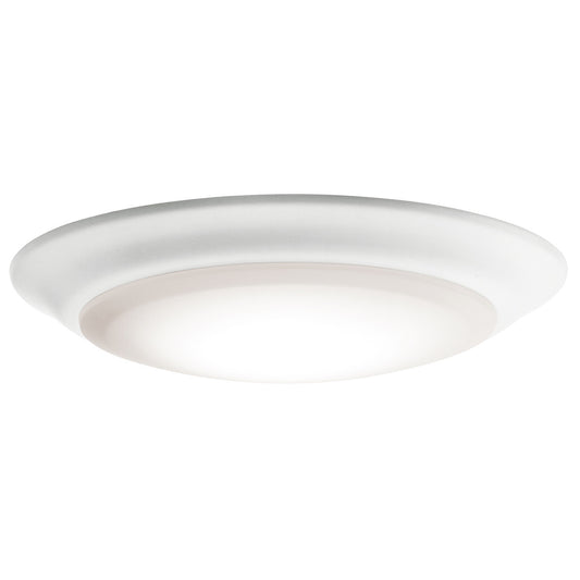 Kichler Lighting 43846 WHLED30 Signature Flush Mount White LED, 3000K 14W- New