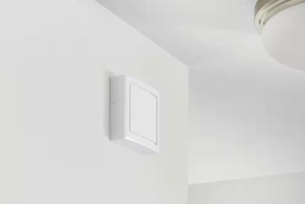Defiant Wireless Battery Operated Doorbell Kit with Wireless Push Button, White