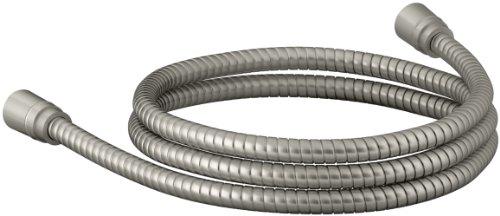 Awaken 60 in. Plastic Ribbon Shower Hose in Brushed Nickel