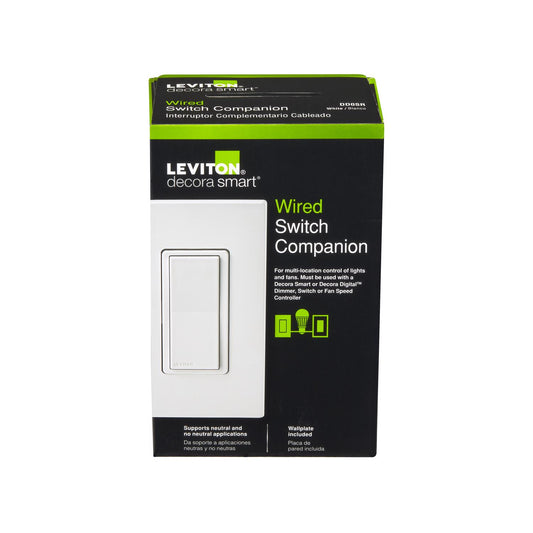 Leviton 3009893 Decora Smart Three Pole Remote Switch  White