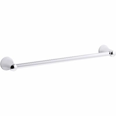 Kohler K-21952-CP Tempered 18" Towel Bar - Polished Chrome