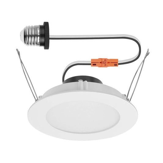 Commercial Electric Slim 6 in. Retro Fit Color Selectable Recessed Integrated LED High Lumen