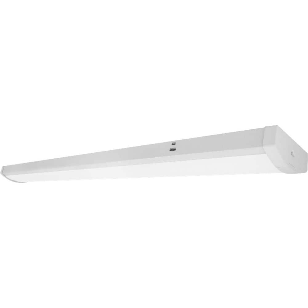 Simply Conserve 30/40/50-Watt 40/64/96-Watt Equivalent Integrated LED White 48 in. Wraparound Light 3500/4000/5000K