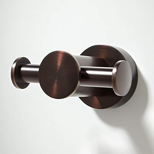 Signature Hardware 353657 Prague Double Robe Hook - Oil Rubbed Bronze