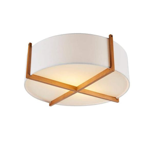 Bowen 2-Light 17.99 in. Dia Flush Mount Ceiling Fixture