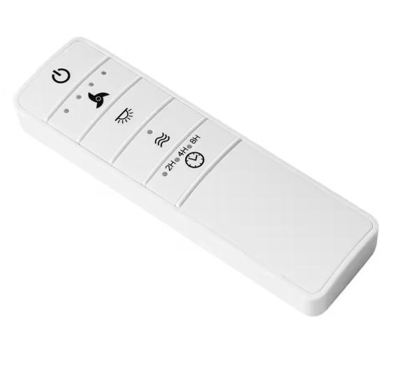 Universal Smart Wi-Fi 4-Speed Ceiling Fan White Remote Control - for Use Only with AC Motor Fans Powered by Hubspace