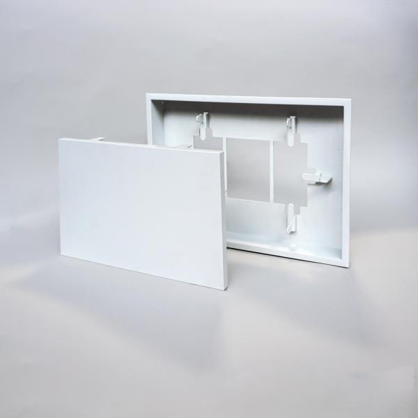 Aria Lite - Framed Wall Vent 10 in.x14 in. White