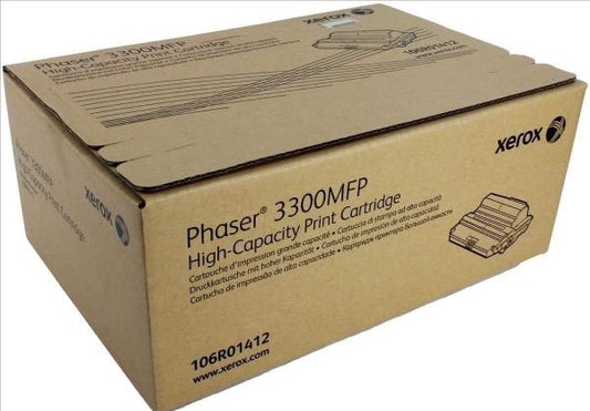 Xerox Phaser 3300 MFP Black High Capacity Toner Cartridge (8,000 pages) - 106R01412