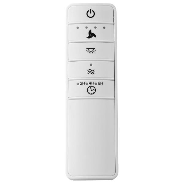 Universal Smart Wi-Fi 4-Speed Ceiling Fan White Remote Control - for Use Only with AC Motor Fans Powered by Hubspace