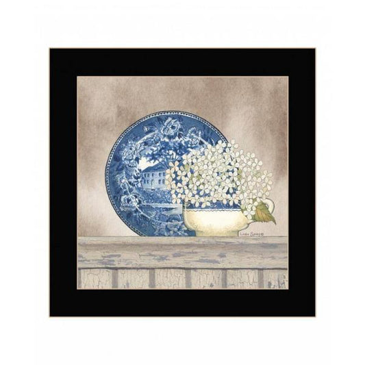 Farmhouse Blues I by Unknown 1 Piece Framed Graphic Print Nature Art Print 14 in. X 14 in. .