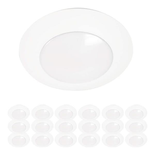 HALO HLCE 6" LED Disk Light, 900lm, 3000K, 18-Pack, Title 20 Compliant.