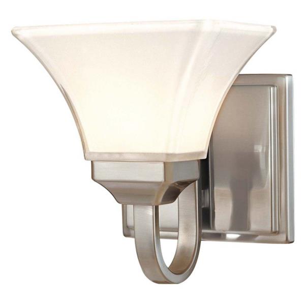 Minka Lavery Agilis 1-Light Brushed Nickel Bath Light